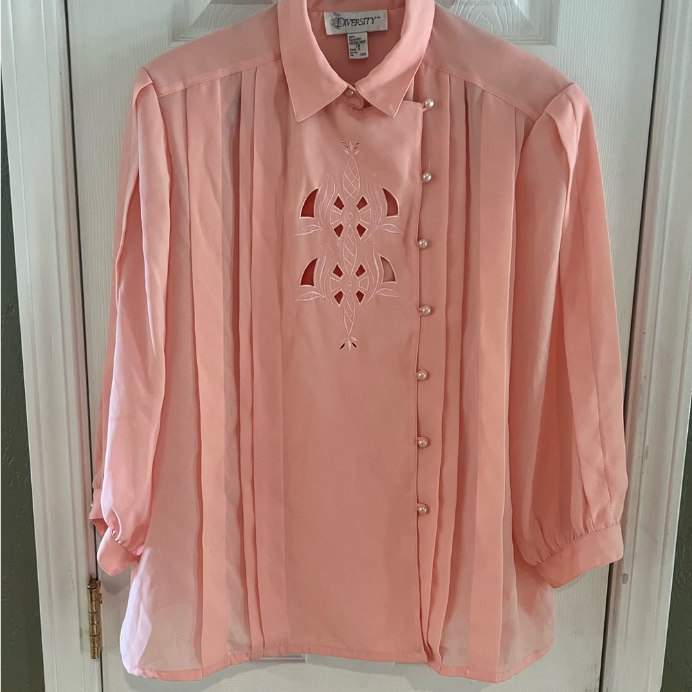Vintage Light Pink Blouse Diversity brand